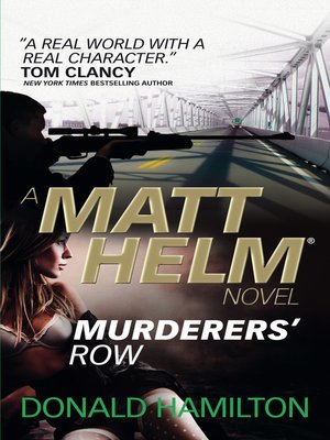 cover image of Murderer's Row